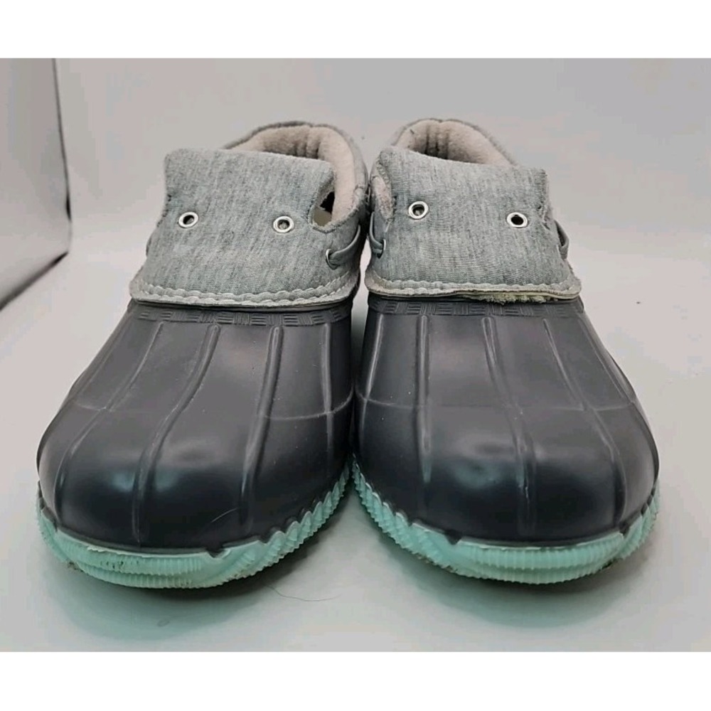 MAGELLAN Outdoor Gray Slip-on Rain Garden Shoes Womens Sz 9 Duck Charming   #407 - Picture 6 of 10
